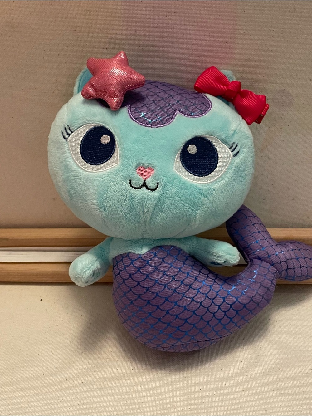 Gabby's Dollhouse MerCat Stuffed Animal Mermaid Cat Plush Soft Toy